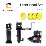 CO2 Laser Head Set 1 Pcs Focusing Lens 3 Pcs Si Mirrors